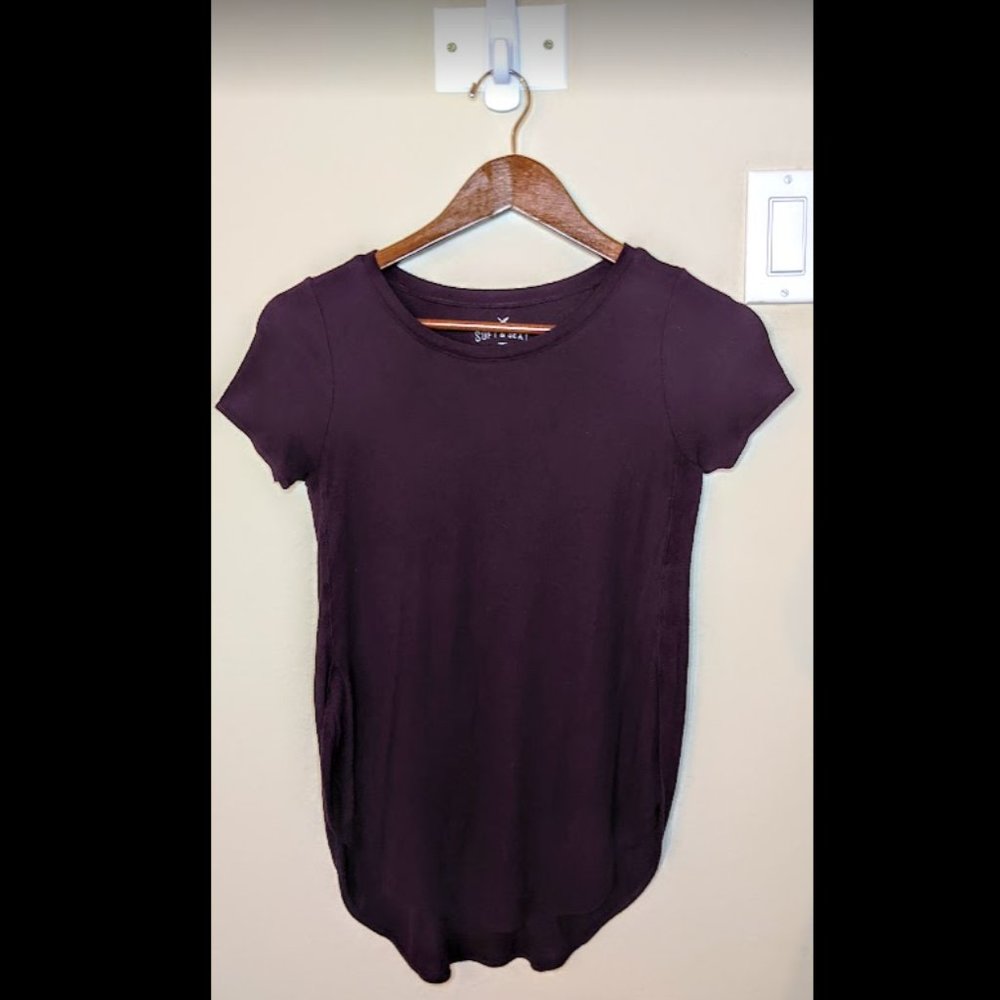 Rib knit AE shirt